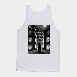 Worship in the The Temple Of Bass Speakers Tank Top